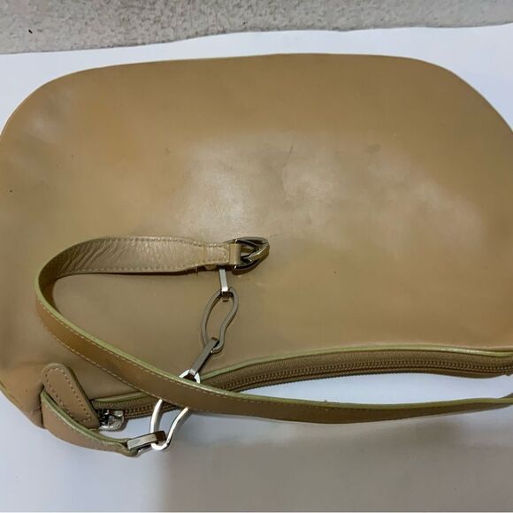 Lamarthe Leather shoulder Bag chain strap accent made in Italy - Picture 4 of 9